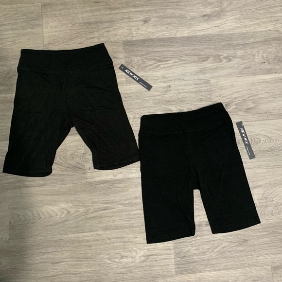 New Mix Pants - New Mix Women Black Bottoms